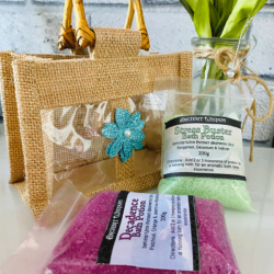 Aromatherapy Bath Potion Gift Set with Decadence (200g) and Stress Buster (200g) Potions