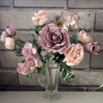 Artificial Light Purple Rose Flower