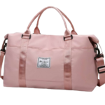 Light Pink Travel Bag, Weekender Bag, Overnight Bag, Gym Bag