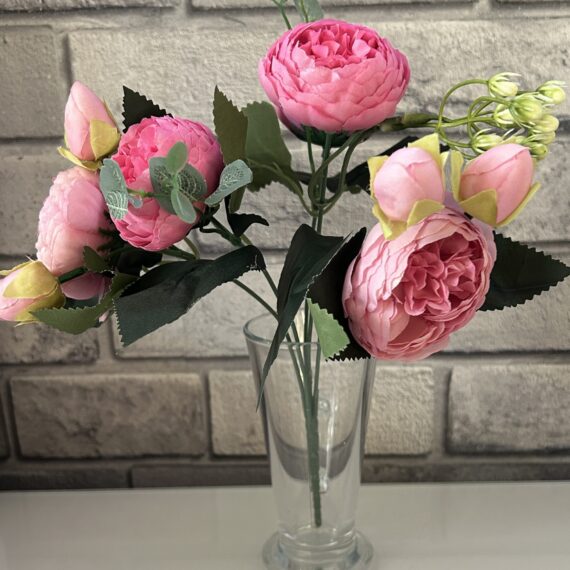 Artificial Persian Flower Faux Flower Light & Dark Pink