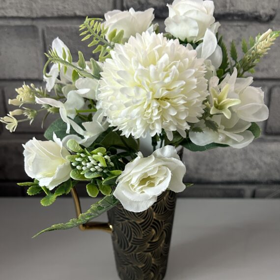 Artificial Flower Bouquet White