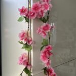 230cm Artificial Pink Sakura Flowers Vine  Hanging